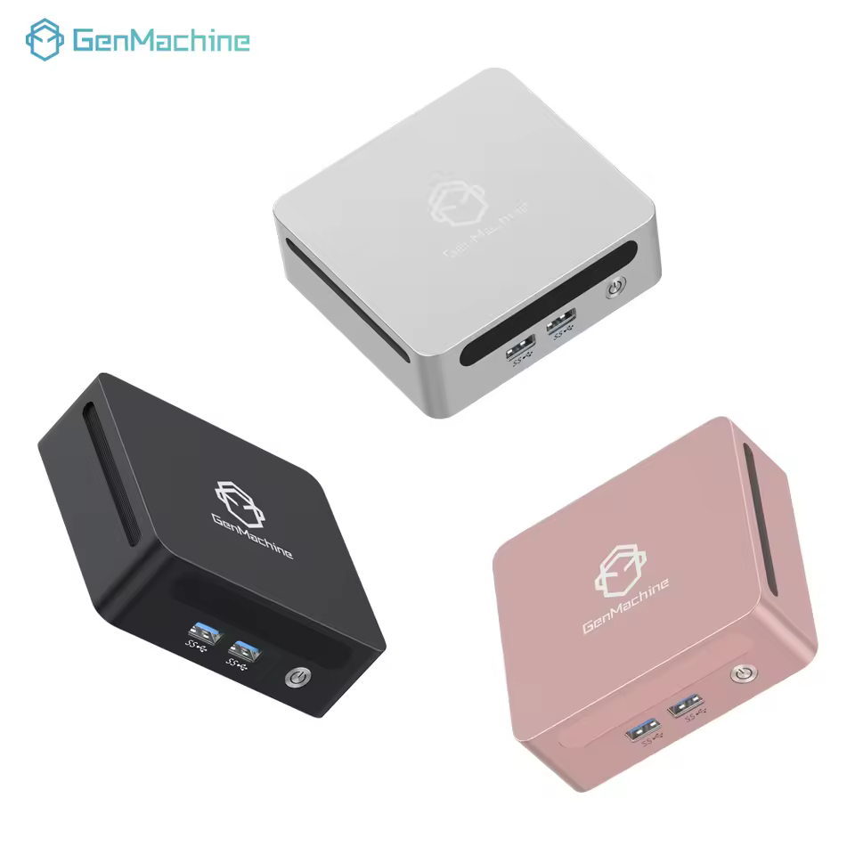 SUQIAO Mini PC Quad Core AMD Ryzen R5 4800U CPU WiFi6 4K Efficient Cooling DDR4 32GB New Windows 11 SSD 3-Year Warranty Business