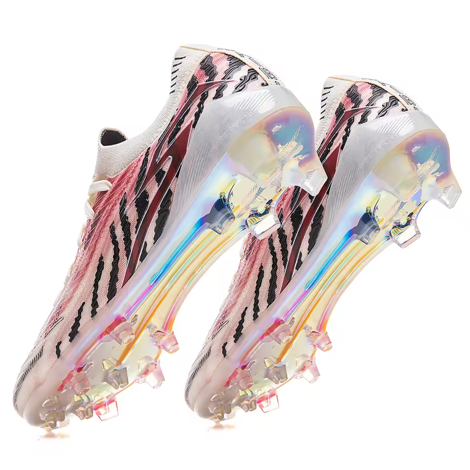 Professional FG Soccer Shoes Long Spike Athletic Football Boots Breathable Sports Cleats Training Sneakers Match Footwear