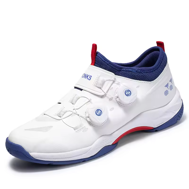 New Style Badminton Shoes Men's and Women's Young Students' Rotary Buckle Tennis Shoes Volleyball Shoes