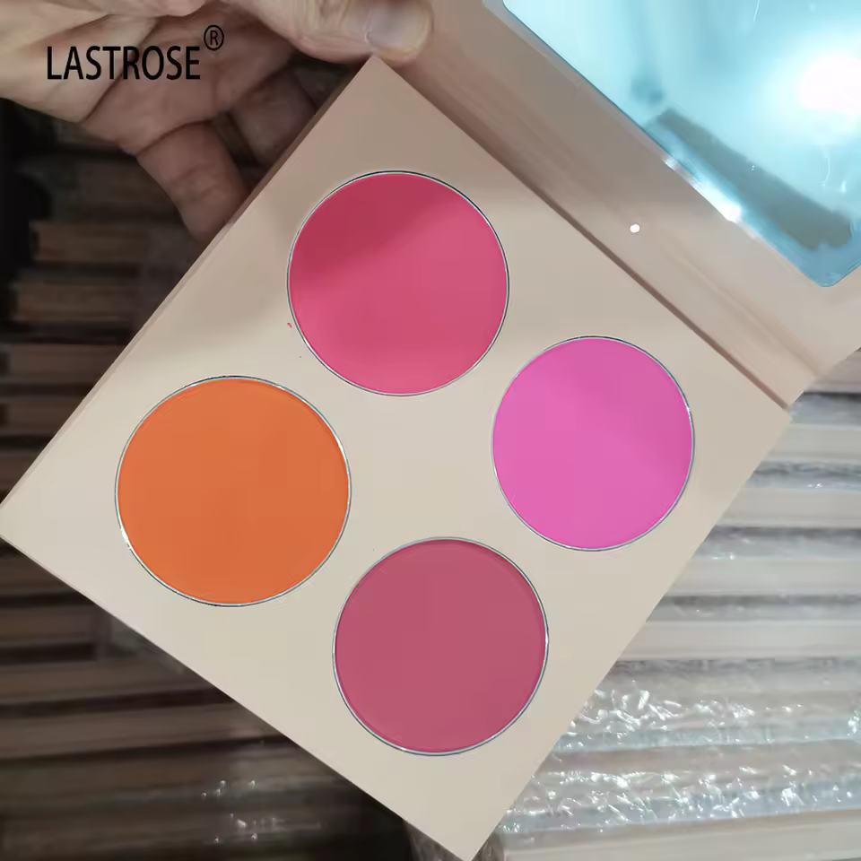 Wholesale Private Label Vegan Highlighter Bronzer Blush Palette Private Label Blush Palettes