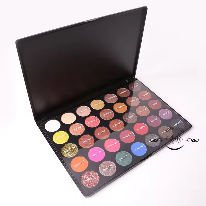 Custom Oem Logo Eye Shadow Palette Matte Glitter Eyeshadow Palette Powder Eye Makeup Professional Eye Shadow