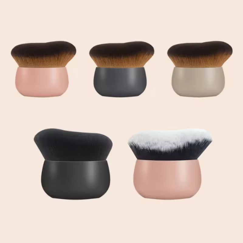 Custom Logo Soft Body Makeup Brush Self Tanning Blending Foundation Sunscreen Cream Applicator Professional Kabuki Smudge Brush