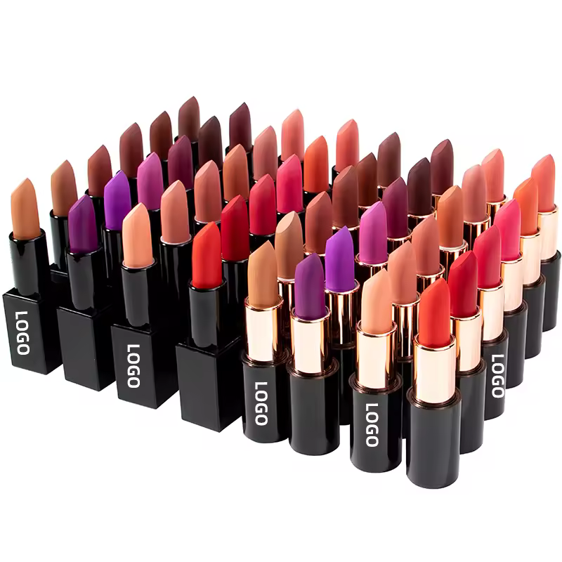 OCHAIN High Pigment Vegan Custom Logo Nude Private Label Waterproof Matte Lipstick