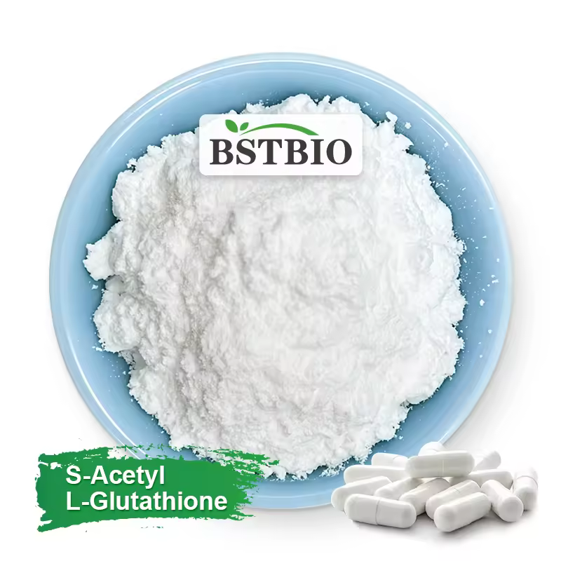 BSTBIO Free Samples Cosmetic Grade S-Acetyl L Glutathione Powder 99% S-Acetyl-L-Glutathione