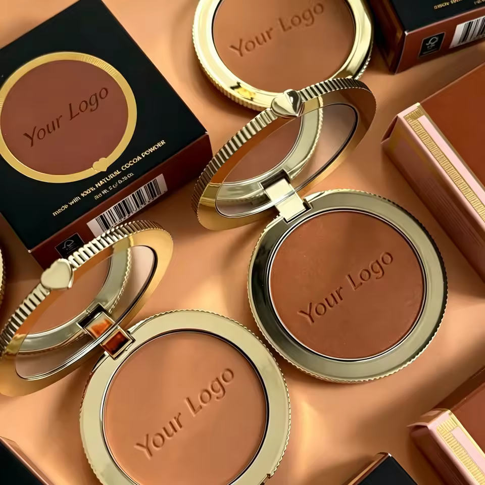 Hot Selling Bronzer Contour Palette Waterproof  Vegan Mineral Long-Lasting Matte Pressed Powder Bronze Professional Makeup