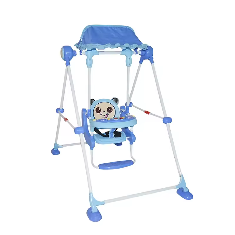 Hot-Selling Manufacturer Wholesale Foldable Plastic Children's Music Box Indoor Outdoor Baby Hanging Chair Swing