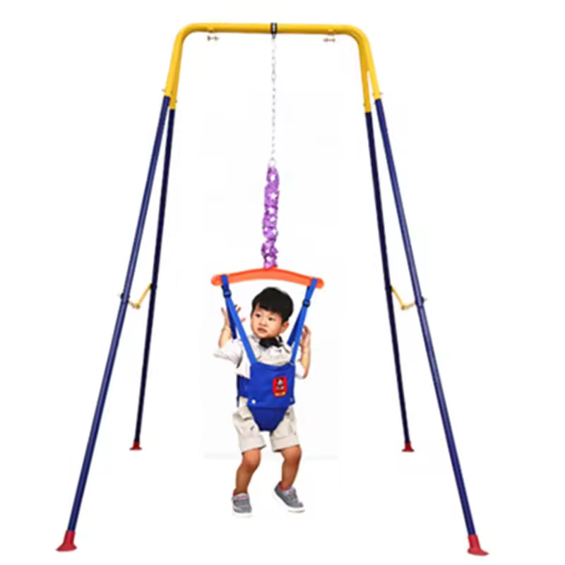 Indoor/Outdoor Plastic Swing for Kids Anti-Fall Hanging Chair for Household for Baby Growth for Home Courtyard Outdoor Play