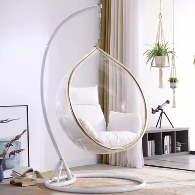 Nordic Modern Balcony Hanging Chair Sleep Swing Hanging Basket Girl Bedroom Home Lazy Transparent Bubble Chair