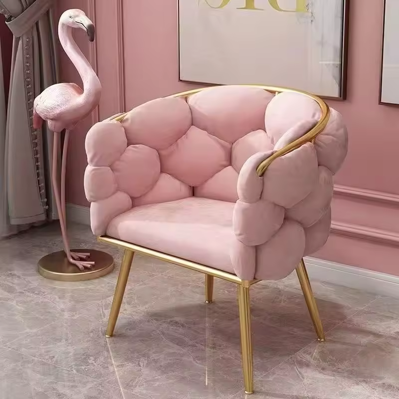 Modern Nordic PU Leather Mason GG7H95 Luxury Nail Chair Bubble Chair with High Elastic Sponge & Latex Filling