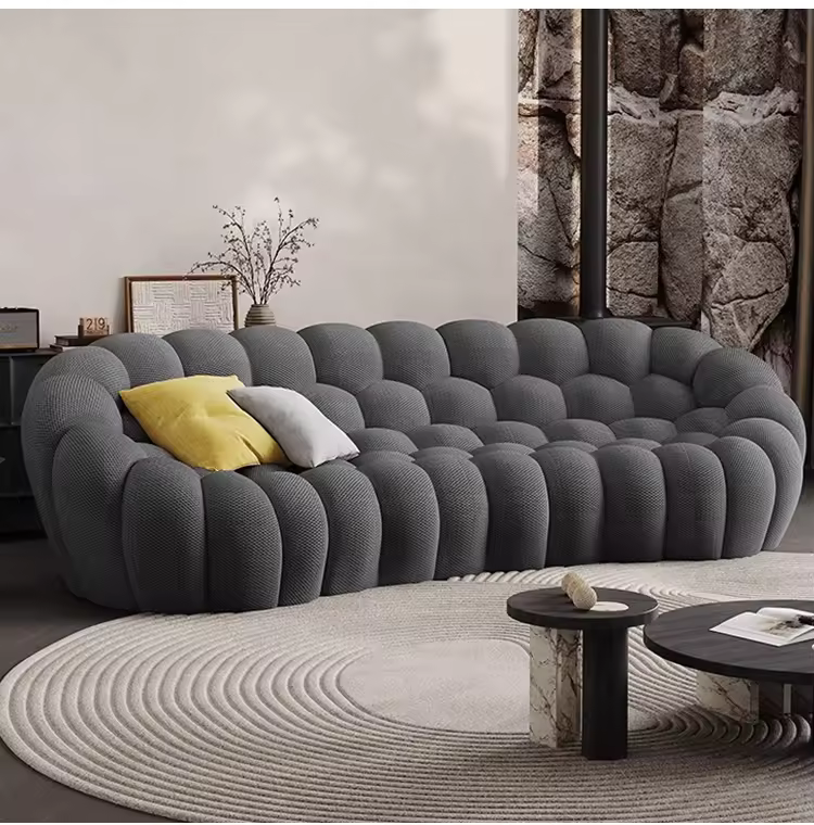Roche Bobois Elegant Modern Luxury Fabric Fauteuil Bubble Chair New Design Pink Side Armchair for Home Relaxation for Apartment