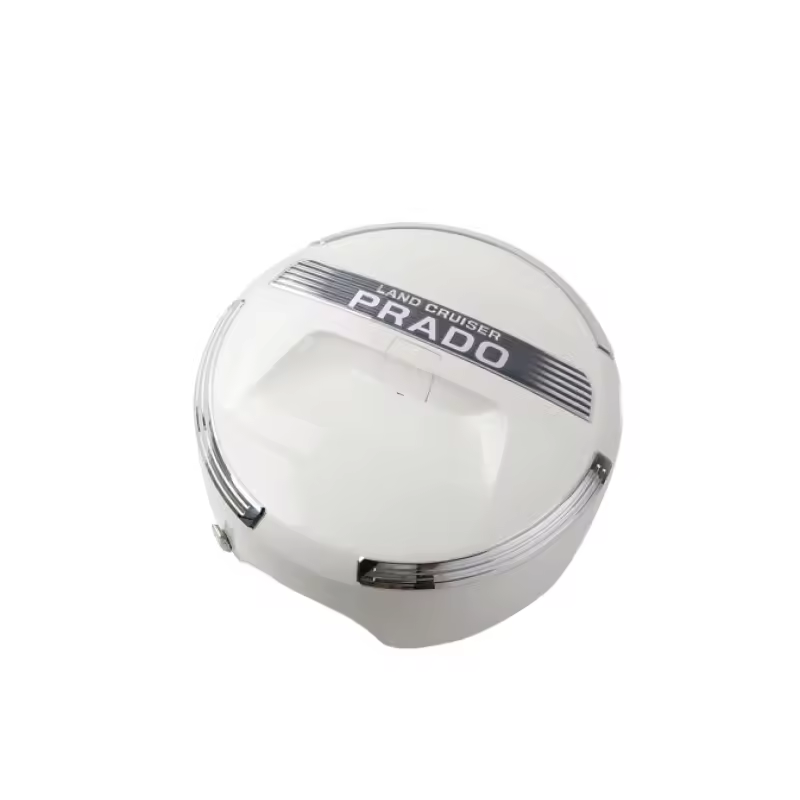 Chrome Car Spare Tire Cover Fit for Prado Land Cruiser FJ150 2014-2021 Year Spare Wheel Cover Factory Price Wholesale