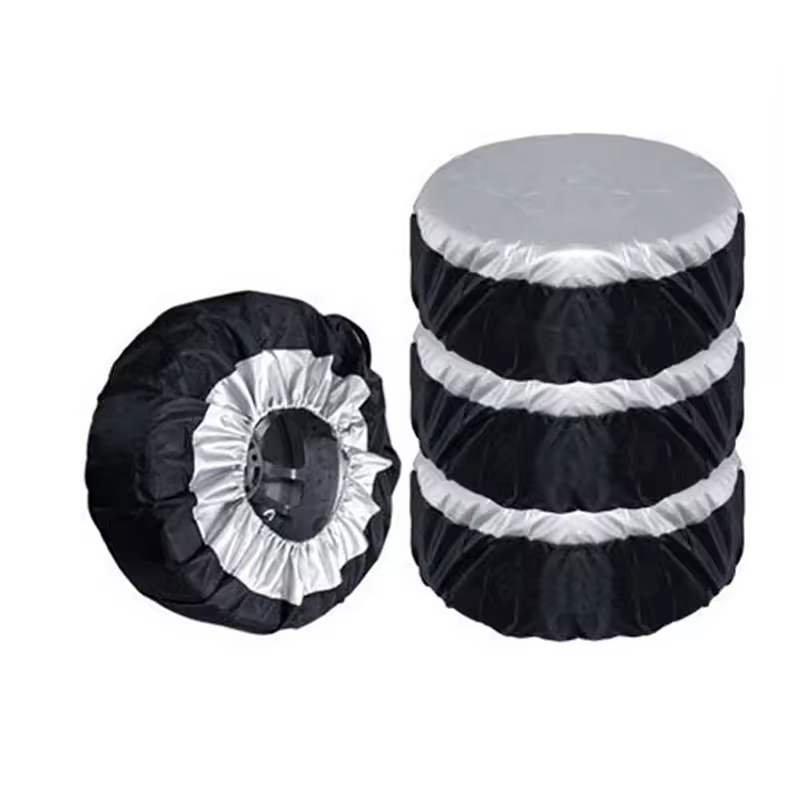 Car Rainproof Spare Tire Cover Protective Storage Bag for Tire Sleeves for Outdoor Use