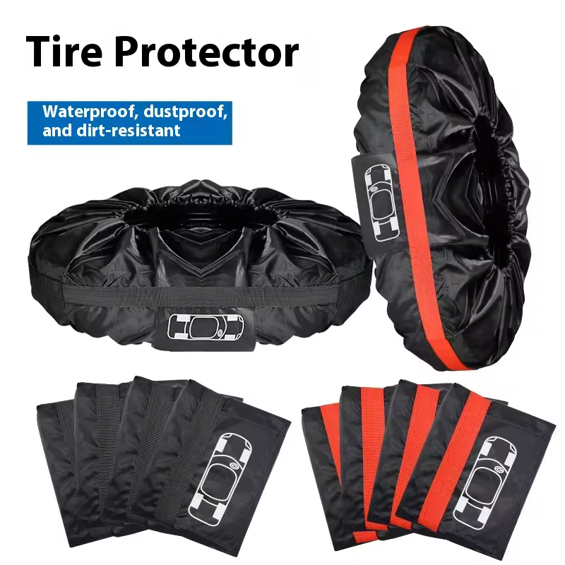 Hot Sale Luxury 190T Polyester Taffeta Waterproof Tire Cover for BMW 1 Series Car Spare Wheel Protective Storage Bag Snow Tires