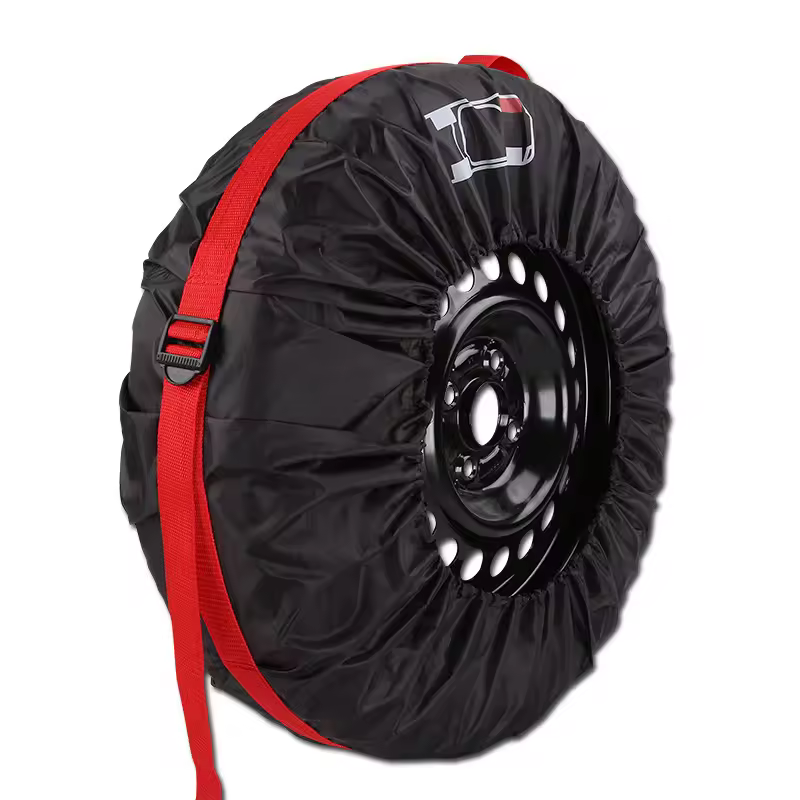 1pc Wheel Cover Spare Tire Cover Case Polyester Winter Summer Car Tire Storage Bags Vehicle Wheel Protector Car Accessories