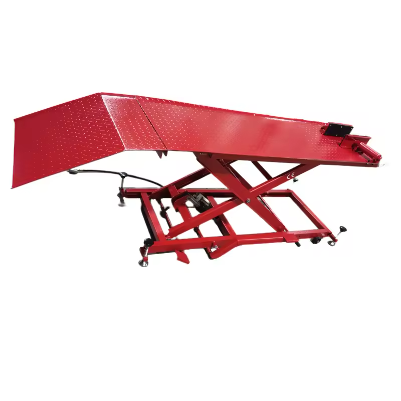 FANYI Strada CE Certified Hydraulic Motorcycle Lift with Scissor Design 500kg Capacity for Auto Maintenance