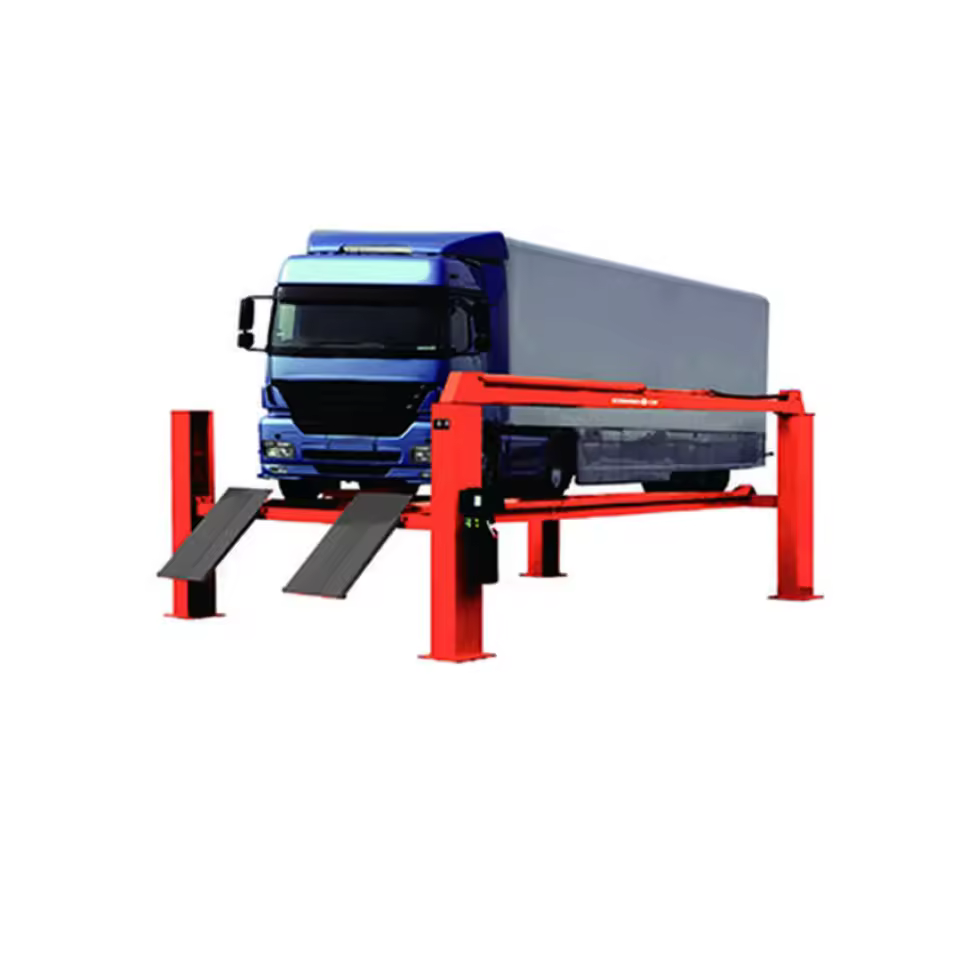 4 Post Wireless Hydraulic Heavy Duty Capacity Truck Lift for Truck Repair and Car Maintenance