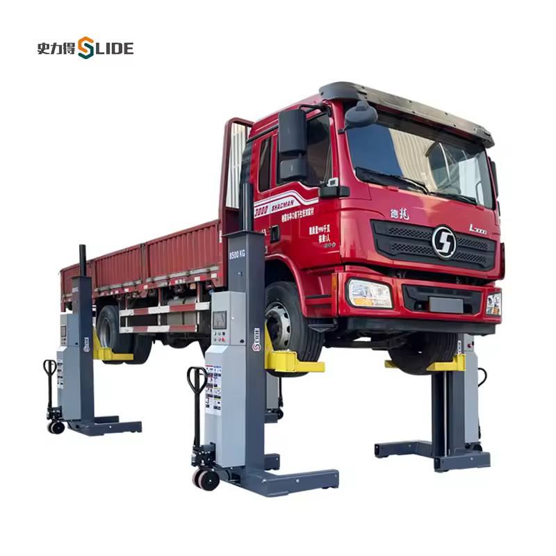 35Ton Mobile Column Lift for Truck Bus Wireless Mobile Truck Lift Heavy Duty Lift for Trailer and vans