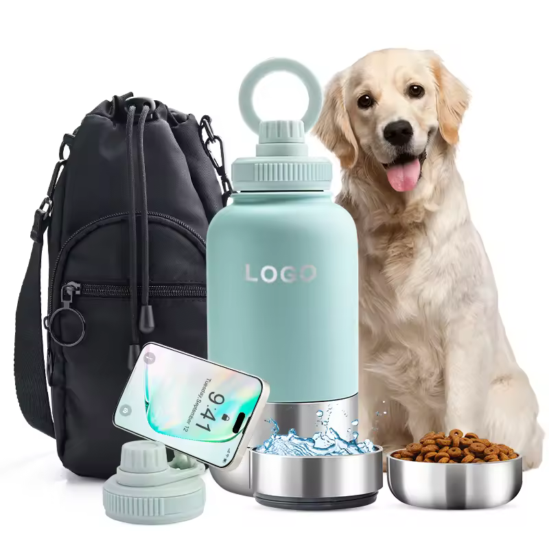 Custom Logo 32oz Bpa Free Stainless Steel Sport Bottles Gym Hiking Vacuum Flasks Metal Double Insulated 3 in 1 Water Bottles