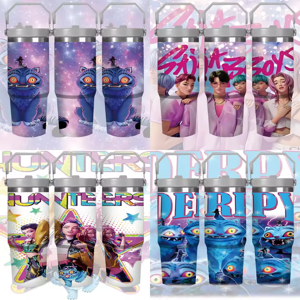 30oz Thermal Transfer Printing Personalized Stainless Steel Vacuum Flask Durable Eco-Friendly Portable