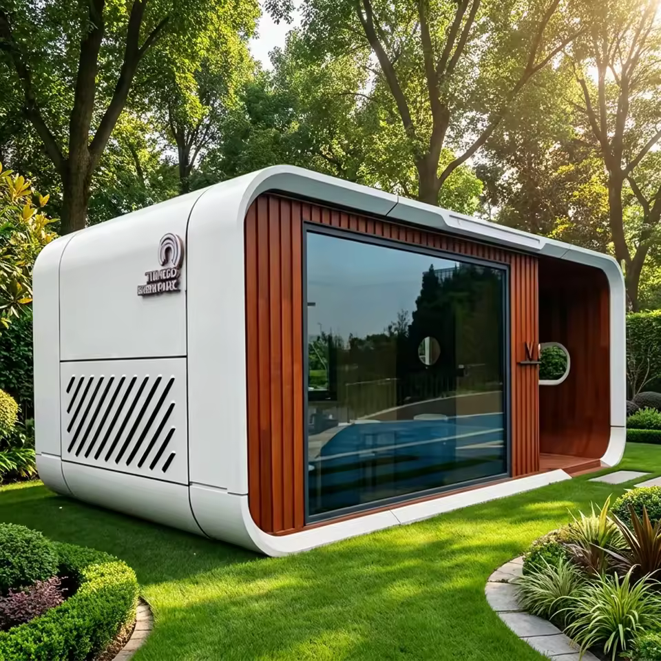 Container House 40ft Durable Prefab for Construction Site Temporary Housing Insulated Weatherproof Fast Build Apple Cabin