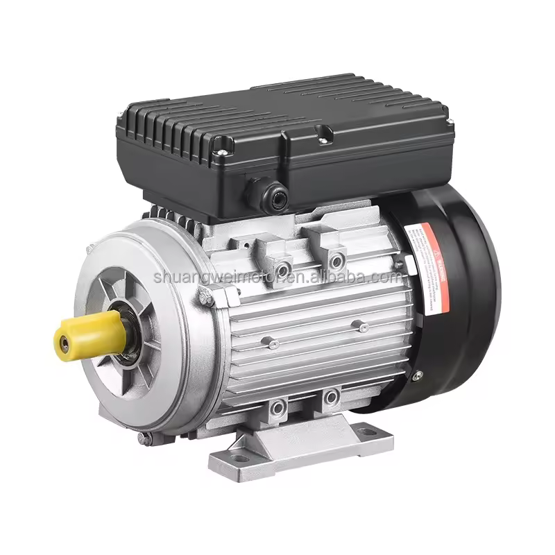 SUNWEI Series Single Phase Induction Motors 2800rpm 2-10HP AC 50/60Hz IP54 Protection 100% Copper Winding 32mm Frame
