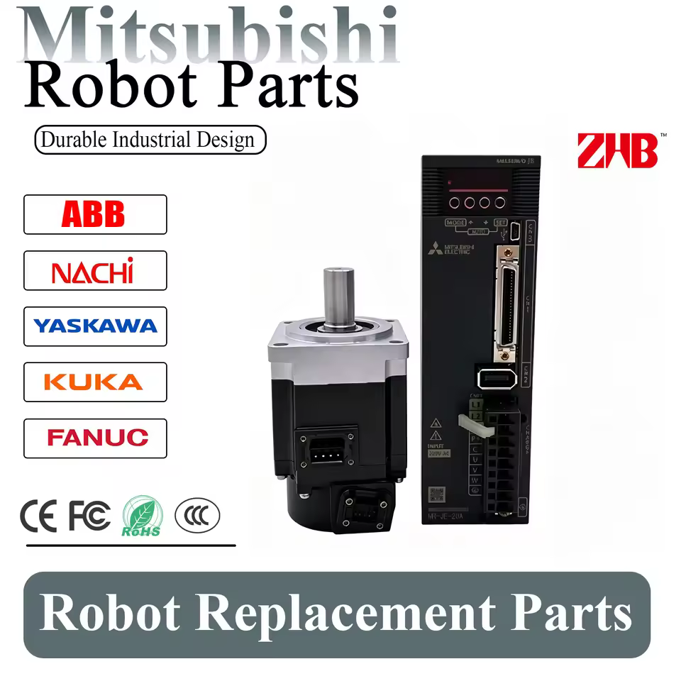 MITSUBISHI Industrial Robot Servo Kit MR-JE-40A HG-KN43BJ-S100 Precision Stable Heavy Duty Anti Interference Long Life Servo Kit