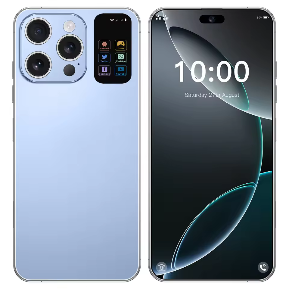 Smart Cell Phones Used Original Unlocked 16,16 Plus16 Pro16 Pro Max Deca Core 256GB 1TB 5G Smartphone 8GB RAM Live Streaming OEM