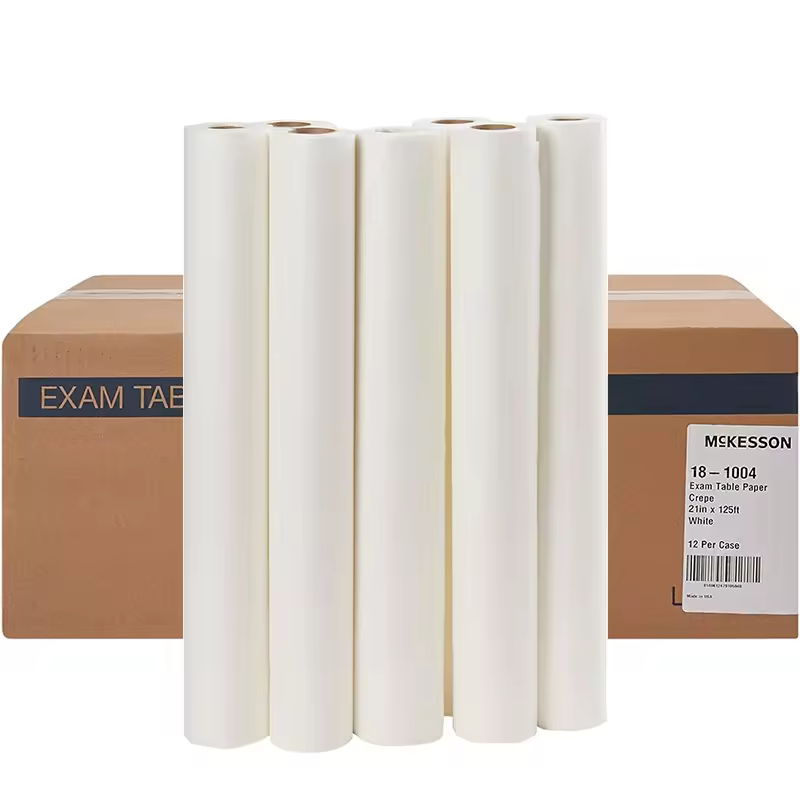 OEM 26-Year Factory Smooth Disposable Gynecological Exam Table Paper Medical Examination Bed Sheet Rolls for Hospitals Hotels