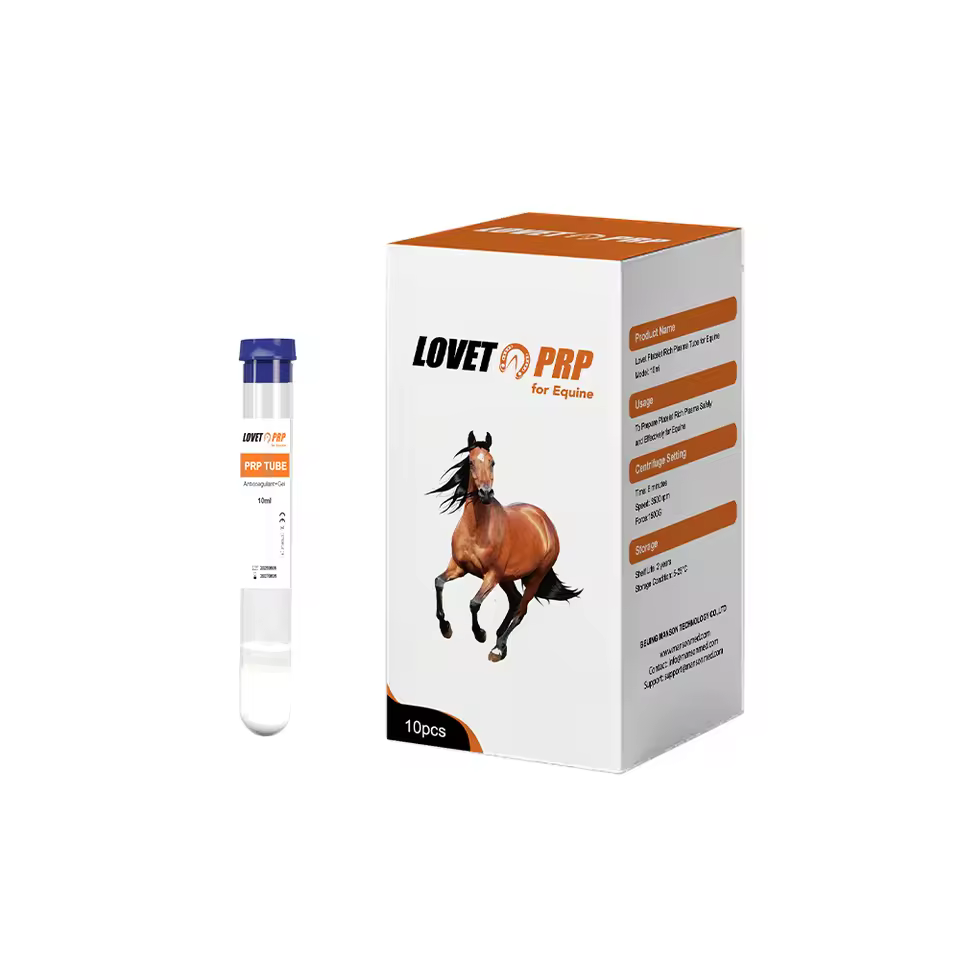 LOVET 10ml Horse PRP Collection Tube Veterinary PRP Tube for Equine Therapy