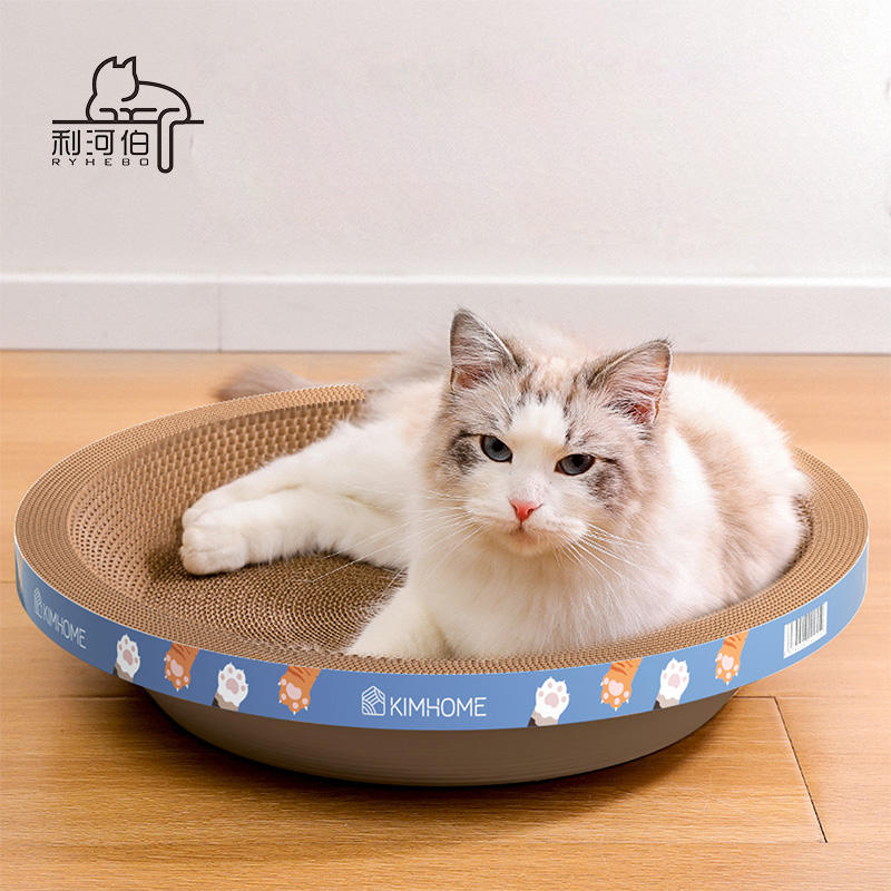 Stable And Durable Luxury Cat Tree Scratcher Lounge With Corrugated Paper Eco-friendly Design Carton Packaging