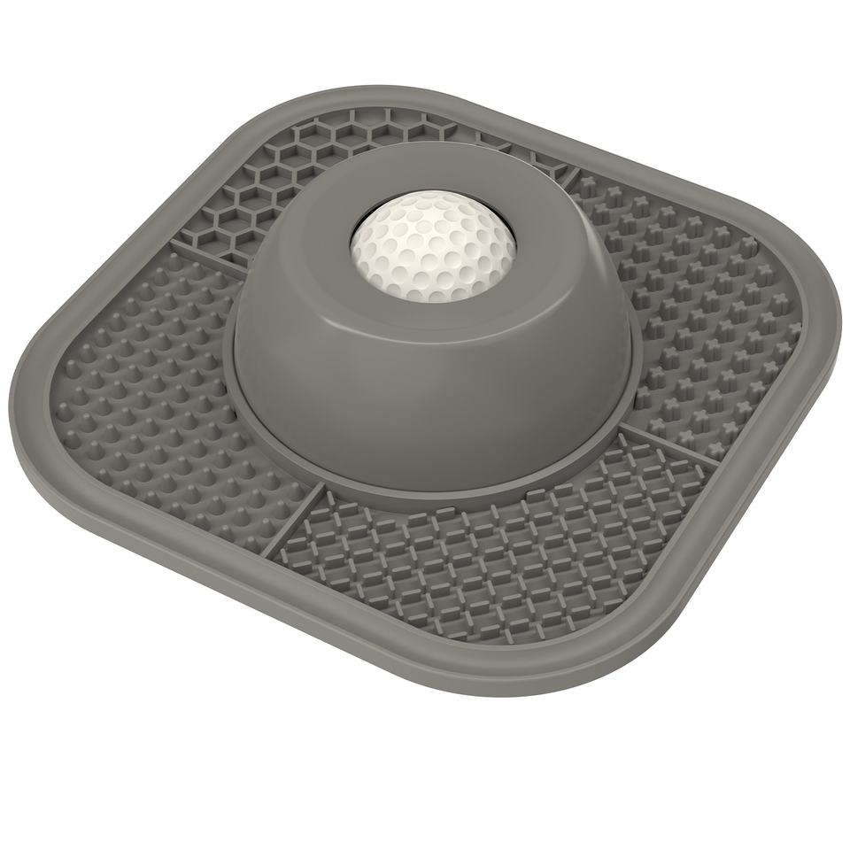 Durable Modern Silicone 2-in-1 Slow Feeder Dog & Cat Bowls with Lick Mat Waterproof Non-slip for Liquid & Thick Treats