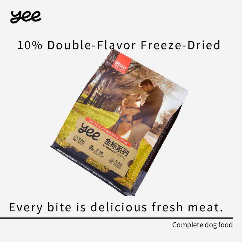 YEE Manufacturer Factory Wholesale Freeze Dried Dog Food Fish Oil Goat Milk Grain Free High Nutrition