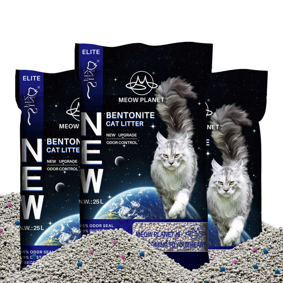Best Selling Pet Supplies Factory Clean Clumping Bentonite Cat Pet Sand Cat Litter