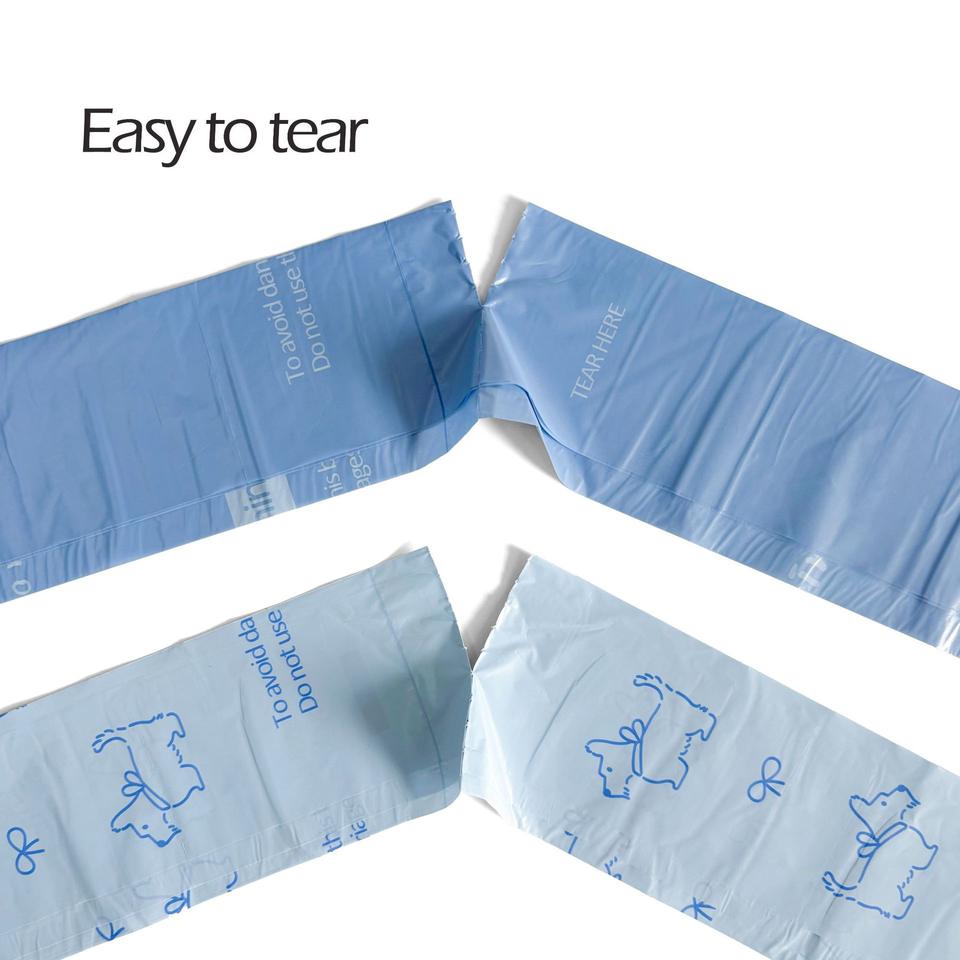 Scented Compostable Dog Poop Bags, Cute Portable Eco-Friendly Dog Poop Bags for Dispenser, Customizable