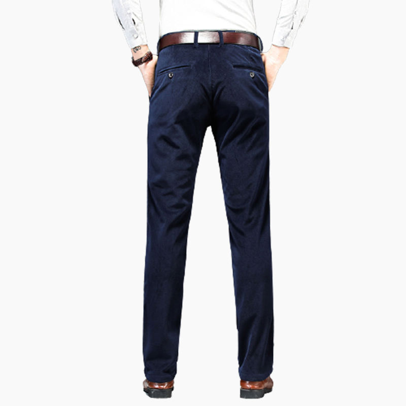 Men's 100% Cotton Corduroy Straight Pants