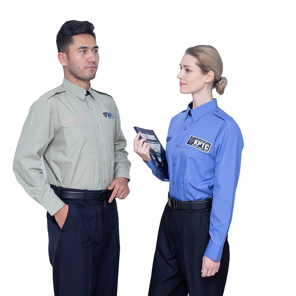 Unisex Security Long Sleeve Uniform Shirt