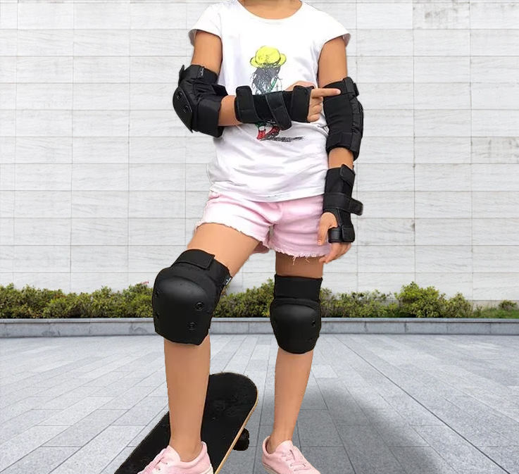 Kids Baby Adult Skateboard Scooter Skate Sports Safety Protection Thicken Gear Elbow and Knee Pads Set