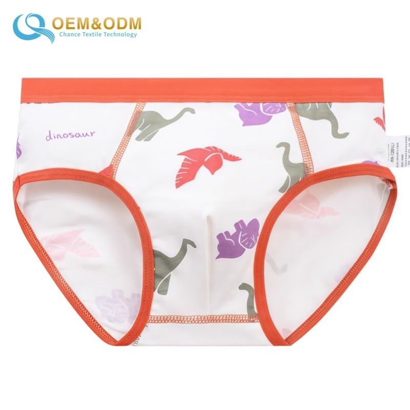 Boys' pure cotton cartoon boxer briefs 4 pack children's breathable and comfortable boxer briefs