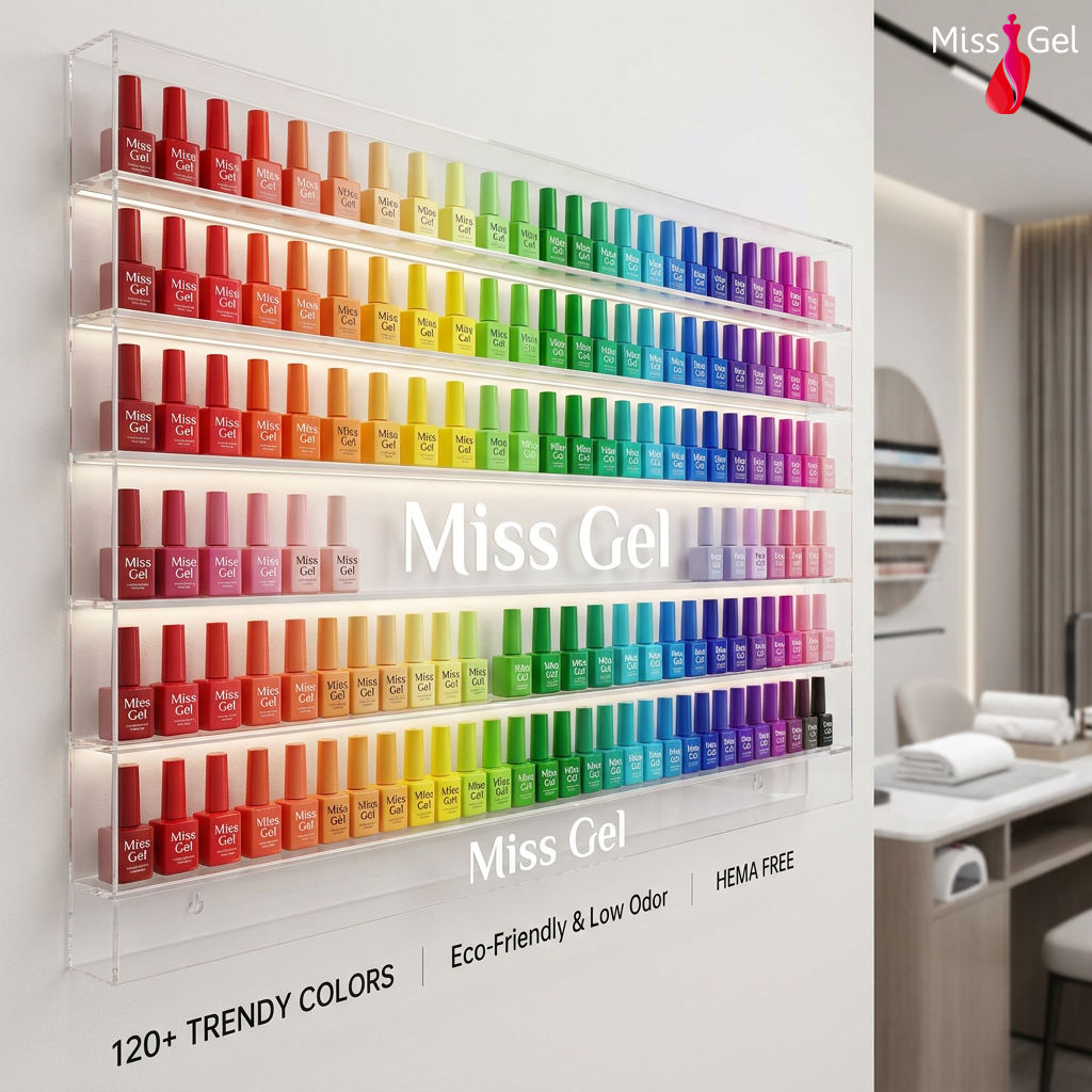 Missgel OEM 12 Colors Cat Eye Gel Nail Polish Set HEMA Free TPO Free Magnetic 15ml UV Gel Set