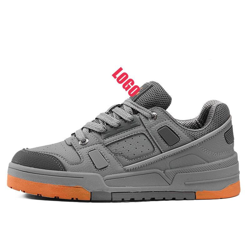 Men's Retro Skate Sports Sneakers Custom Logo Basketball Style Sporty Lightweight Breathable Spring Shoes Manufacturer