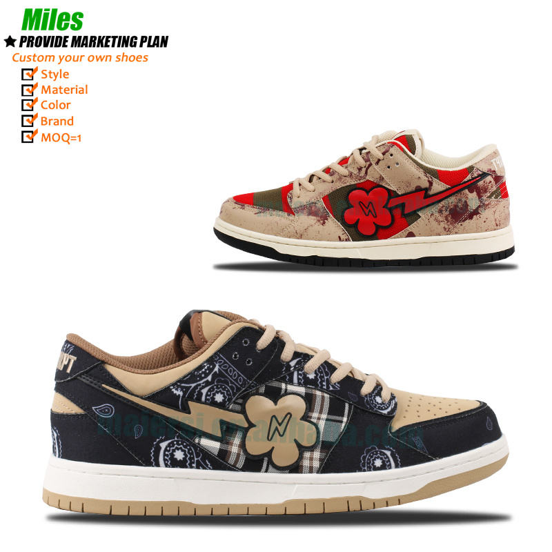 Designer Custom logo Skateboard Shoes Manufacturers Wholesale High-end Leather Sb Low Classic New Edition Shoes for Men&Women