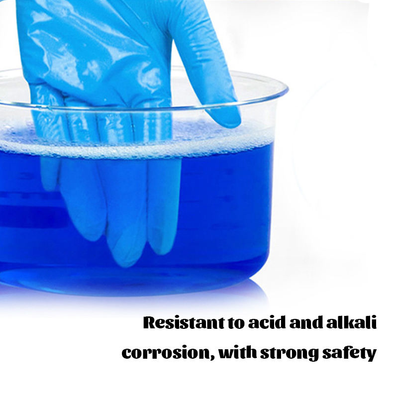 Blue Food Gloves Nitrile Manufacturers Powder Free Disposable Nitrile Gloves Black Powder Free Disposable Nitrile Gloves