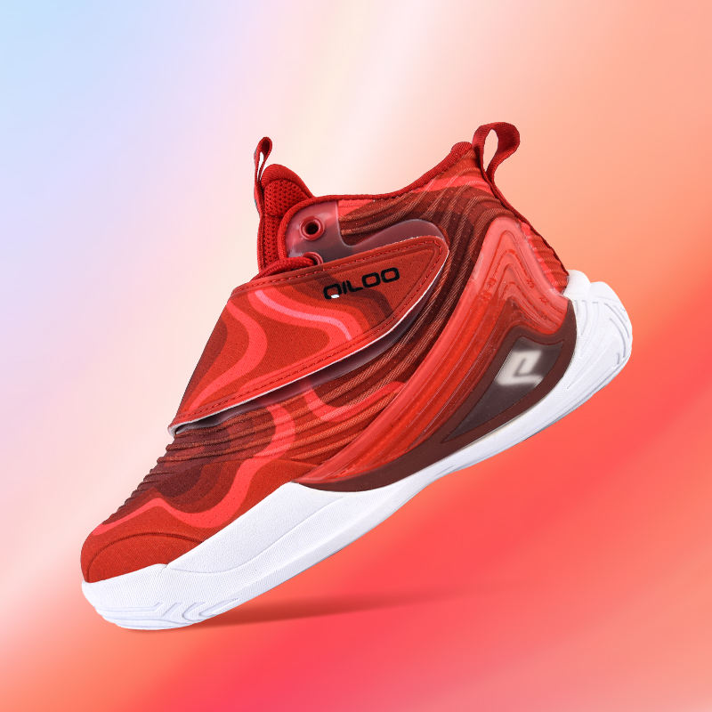 QILOO ODM/OEM Custom Logo Basketball Shoes Wholesale Skateboard Shoes Flat Basketball Shoes for Kid