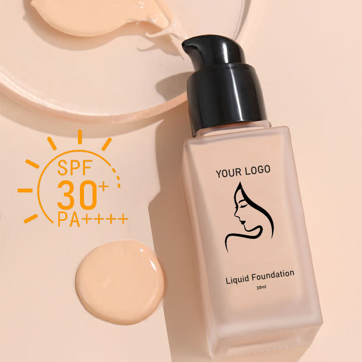 Makeup High Quality Private Label Matte Waterproof Foundation Long Lasting Gentle Formula OEM Liquid Foundation 30ml